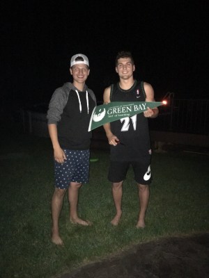 Anderson UWGB pennant.JPG